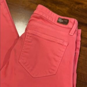 Paige Coral Skinny Jeans Sz 27